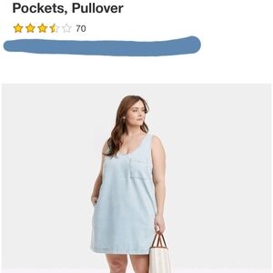 Light Blue Denim Dress